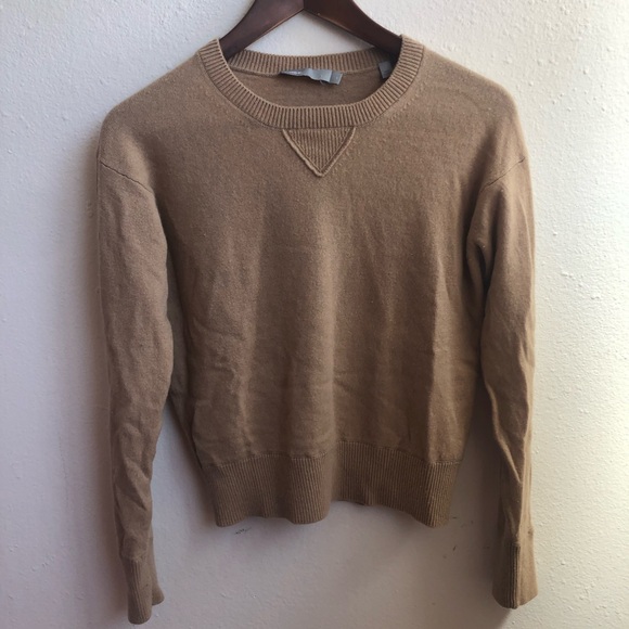 Vince Tan Cashmere Wool Pullover Sweater-XS - Picture 1 of 4